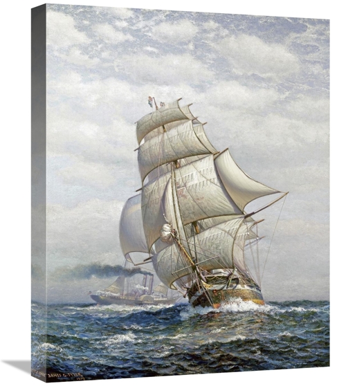 Global Gallery GCS-283000-22-142 22 in. Full Sail Art Print - James Ga