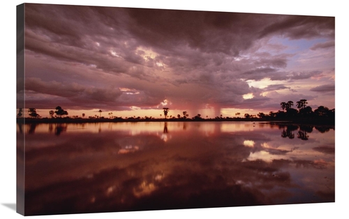 Global Gallery GCS-452971-2436-142 24 x 36 in. Sunset & Storm Clouds O