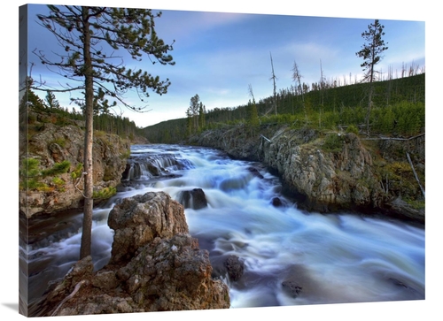 Global Gallery GCS-396314-3040-142 30 x 40 in. Firehole River, Yel