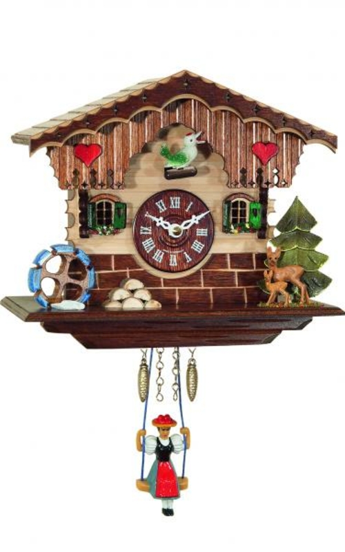 Alexander Taron 0189SQ Engstler Cuckoo Clocks - Small House with a Nat