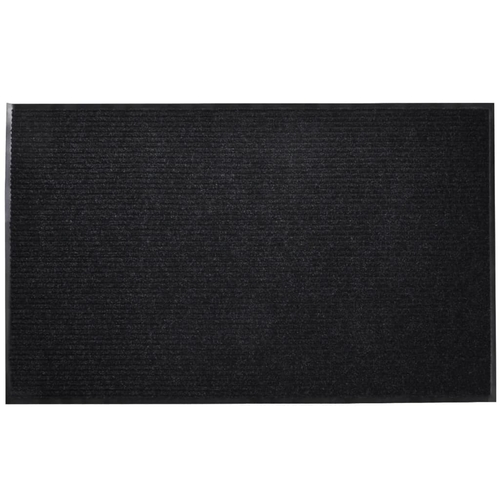 Black PVC Door Mat 35" x 24"