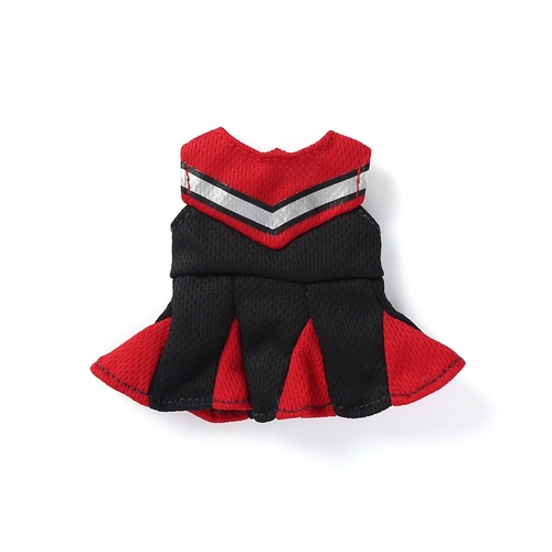 Doodalou Cheerleader - Red Black Silver Stripe