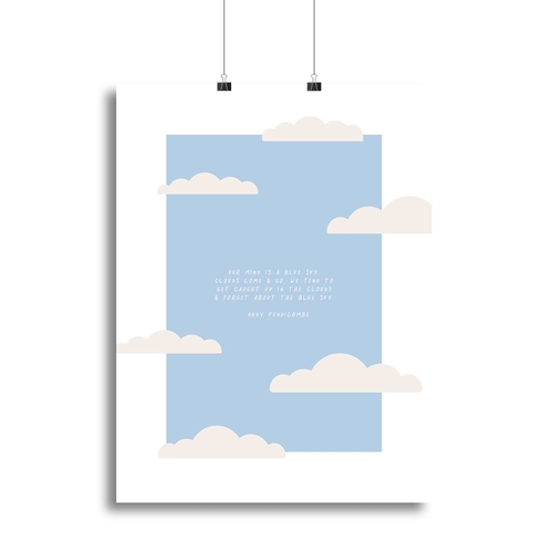 Blue Sky Canvas Print or Poster