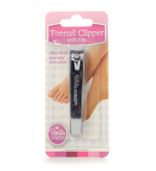 Bonita Home Toe Nail Clipper with File