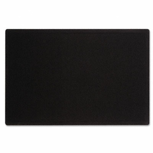 Quartet 7684BK Oval Office Fabric Bulletin Board  48 x 36  Black