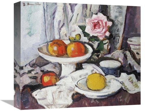 Global Gallery GCS-266605-16-142 16 in. Apples in a White Fruitbowl Ar