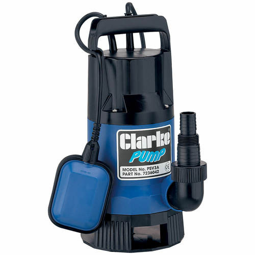 Clarke PSV3A 400W Dirty Water Submersible Pump with Float Switch