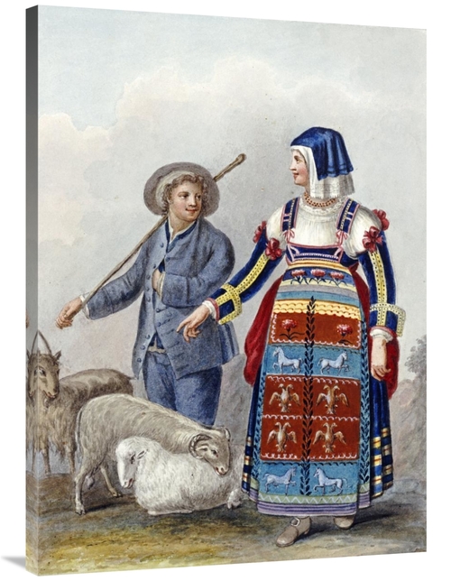 Global Gallery GCS-268006-40-142 40 in. Costume Studies Art Print - Xa