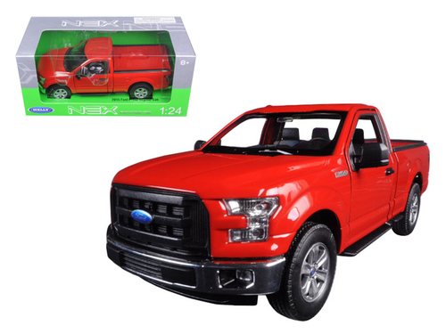 2015 Ford F-150 Regular Cab Pickup Truck Red 1/24-1/27 Diecast Model
