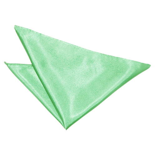 Plain Satin Handkerchief - Mint Green