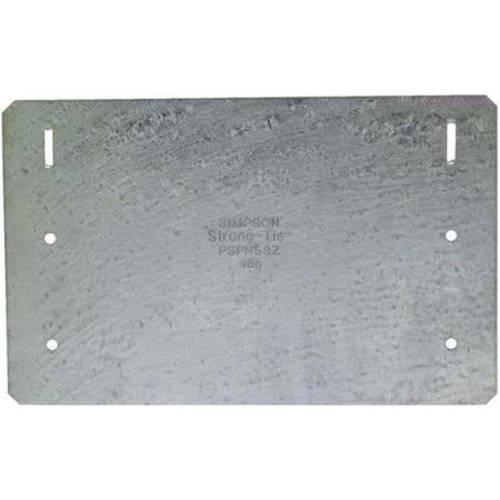 Simpson 5607304 5 x 8 in. Protective Plates Z-Max, Galvanized Stee