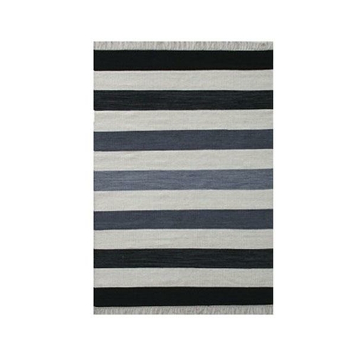 Noosa Band Grey White Rug