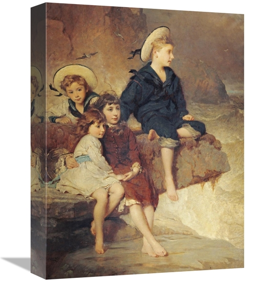 Global Gallery GCS-266537-16-142 16 in. The Children of Sir H. Hussey 