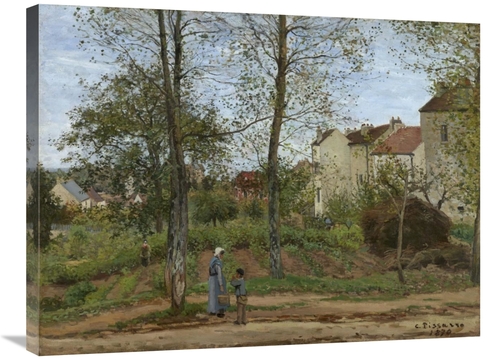 Global Gallery GCS-459645-2432-142 24 x 32 in. Houses at Bougival - Au