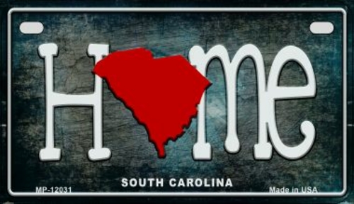 Smart Blonde MP-12031 7 x 4 in. South Carolina Home State Outline Nove