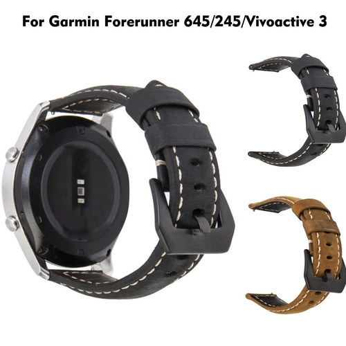 Fashion Leather Wrist Band Strap For Garmin