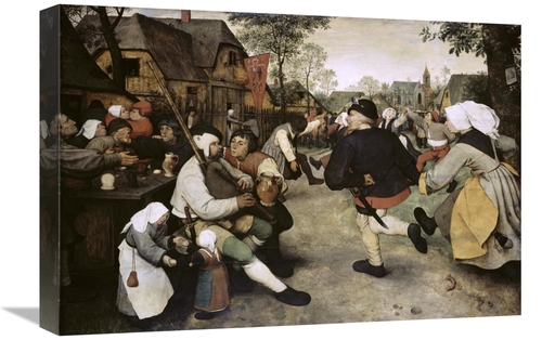 Global Gallery GCS-276906-22-142 22 in. Peasants Dancing Art Print - P