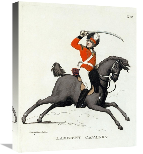 Global Gallery GCS-267205-22-142 22 in. Lambeth Cavalry Art Print - Th