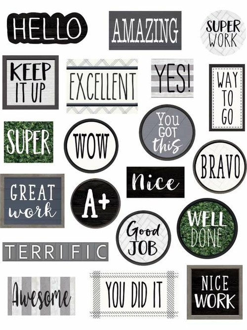 Teacher Created Resources TCR8521 Modern Farmhouse Stickers, 120 S