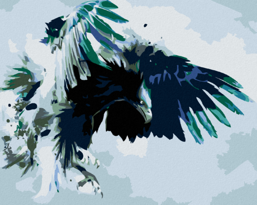 Paint by Numbers - PUPPY WITH PUMPKINS