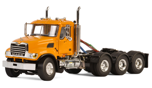 WSI WSI33-2019 8 x 4 in. Mack Granite Day Cab Toys in Yellow, 14 Y