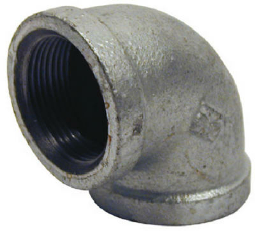 G-L9005 0.5 in. Galvanized 90 Degree Equal Elbow