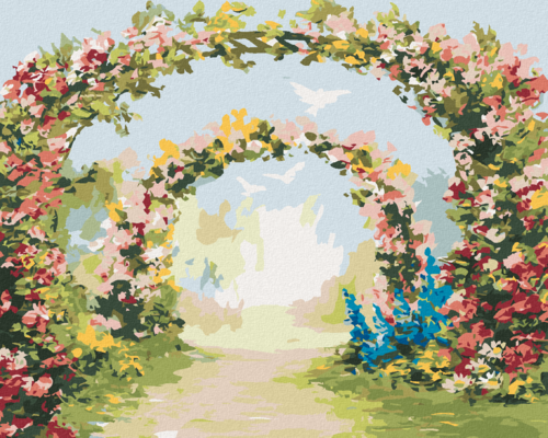 Paint by Numbers - FLOWER GATE