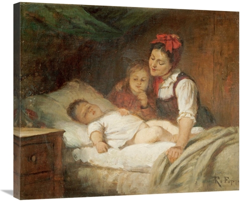 Global Gallery GCS-266292-30-142 30 in. The Sleeping Babe Art Print - 