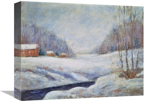 Global Gallery GCS-280600-16-142 16 in. Winter Landscape Art Print - J