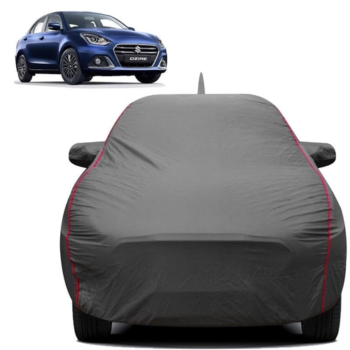 Duty Car Cover for Maruti Dzire (2017-2024) with Mirror and Antenna