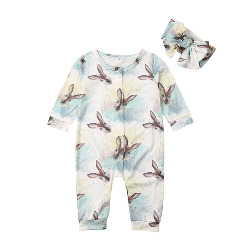 0 24M Baby Kids Boy Girl Clothes Babies Deer Long