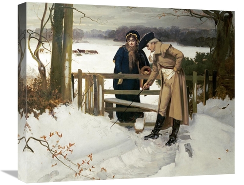 Global Gallery GCS-268114-22-142 22 in. The Lovers Vows Art Print - Wi