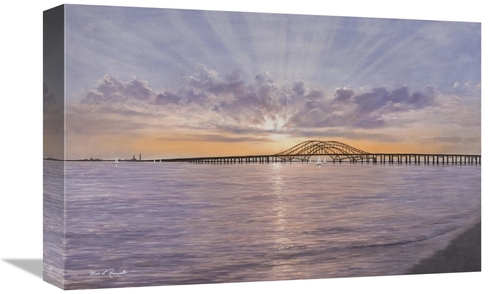 Global Gallery GCS-398715-1218-142 12 x 18 in. Sun Rays Over Captree A