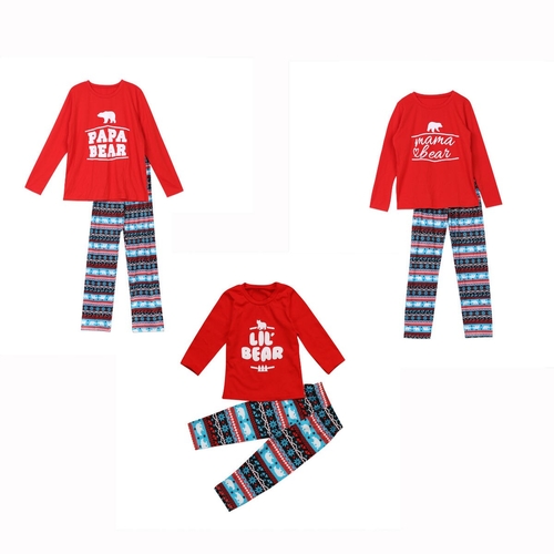 Christmas Family Matching Pajamas Women Men Baby