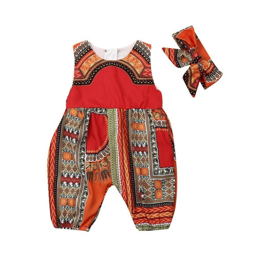 2019 New Infant Baby Girls Kids African Style