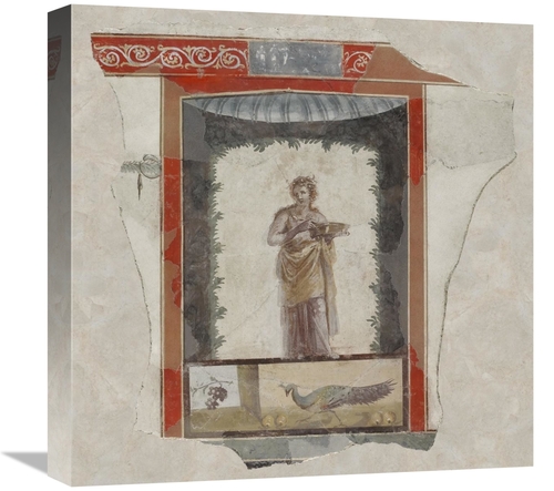 Global Gallery GCS-459935-1818-142 18 x 18 in. Fresco Depicting A Woma