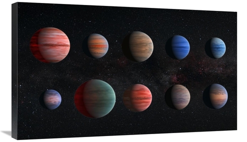 Global Gallery GCS-460939-36-142 36 in. Artist Impression of Hot Jupit