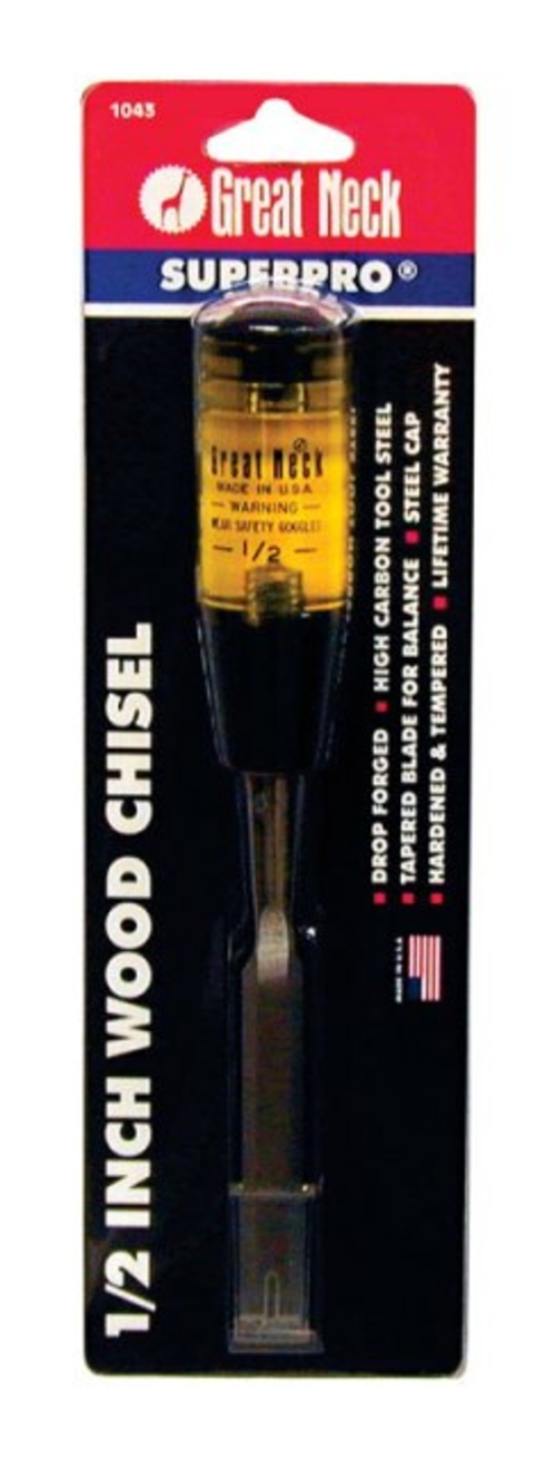 Great Neck 1043 Pro Wood Chisel  0.5 in.