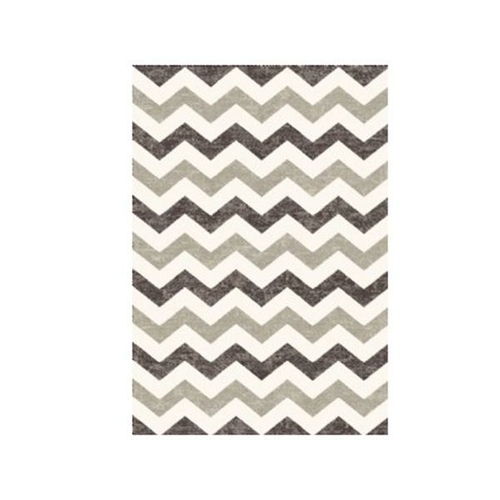 Infinity Chevron Design Beige Rug