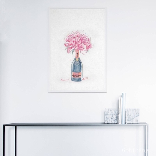 Nordic Decoration Watercolor Flower Wall Art