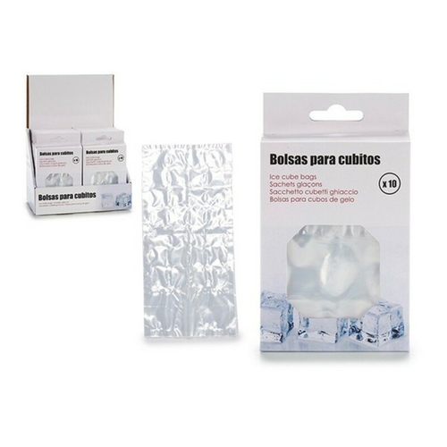 Ice bags Transparent (17 x 38 cm) 10 pcs