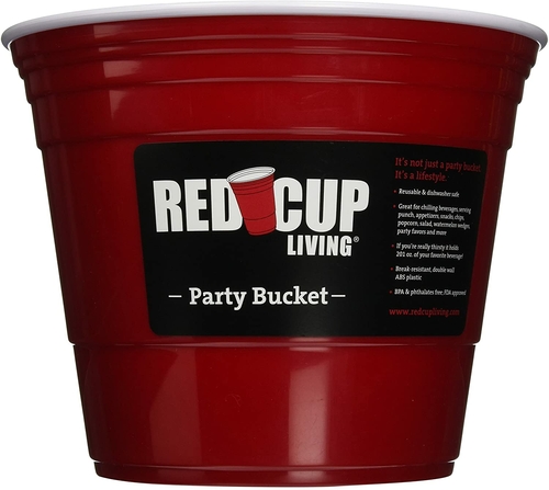 RedCupLiving 4753 Party Bucket, 201 oz, Red