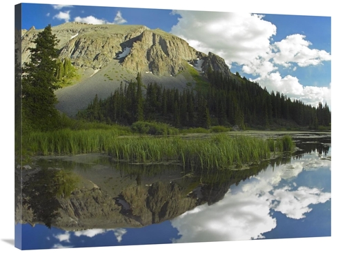 Global Gallery GCS-396204-3040-142 30 x 40 in. Palmyra Peak Reflected 