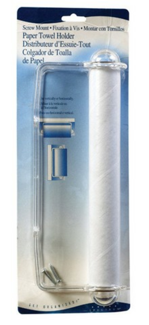 Spectrum 40250 Clear Paper Towel Holder