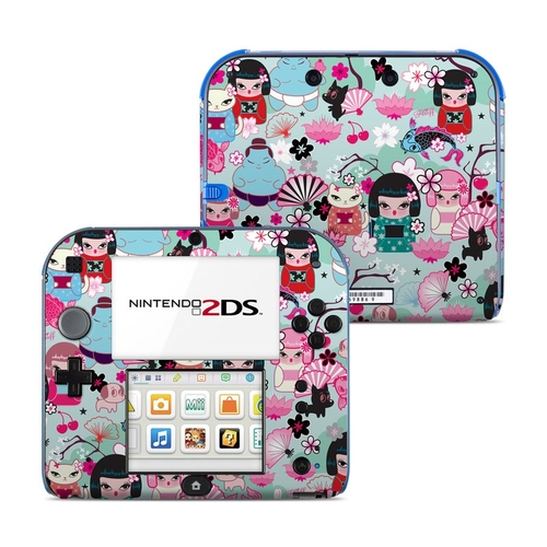 DecalGirl N2DS-KIMCUT Nintendo 2DS Skin - Kimono Cuties