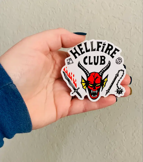 Hellfire Club-Stranger Things Sticker/Magnet