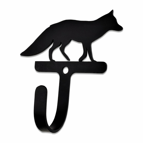 Wrought Iron Fox Wall Hook Small