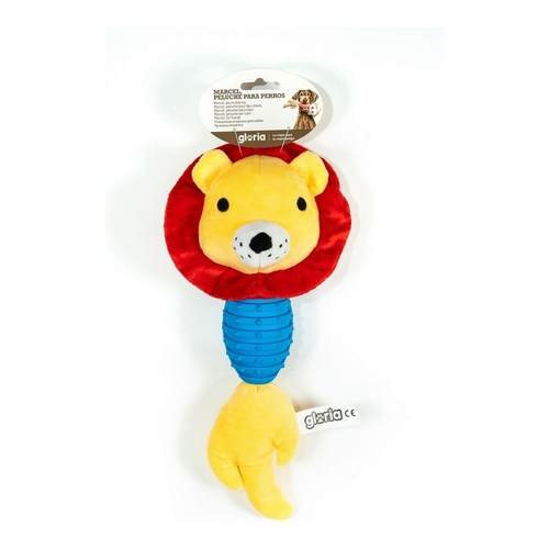 Dog chewing toy Gloria Marcel with sound Lion Polyester Eva Rubber