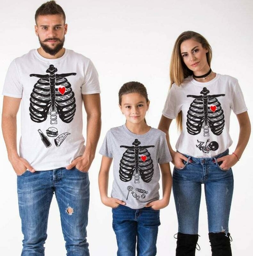 Emmababy Halloween Family T shirt For Short Sleeve