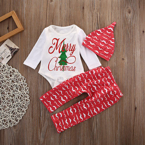 Christmas baby clothing set Newborn Baby Boy Girls